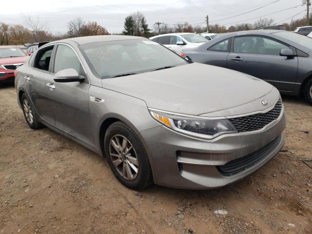 5XXGT4L37GG091490 - 2016 KIA OPTIMA LX GRAY photo 4