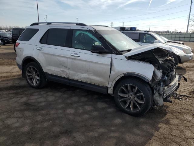 1FM5K8D85DGB61628 - 2013 FORD EXPLORER XLT WHITE photo 4