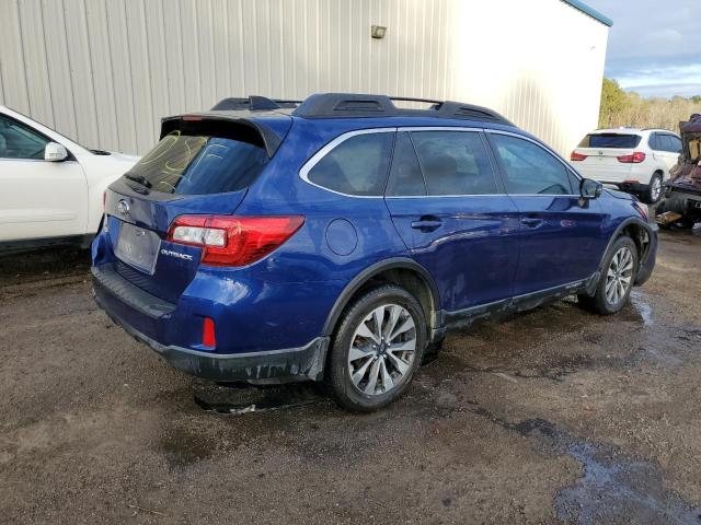 4S4BSBNC4G3290619 - 2016 SUBARU OUTBACK 2.5I LIMITED BLUE photo 3