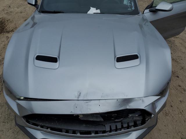 1FA6P8TH9M5149530 - 2021 FORD MUSTANG SILVER photo 11