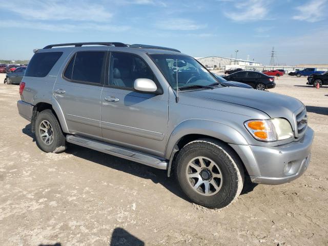 5TDZT38A33S159917 - 2003 TOYOTA SEQUOIA LIMITED SILVER photo 4