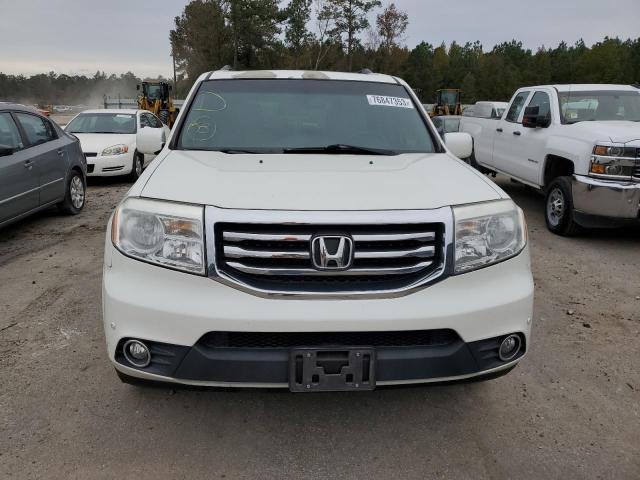 5FNYF3H99EB022237 - 2014 HONDA PILOT TOURING WHITE photo 5