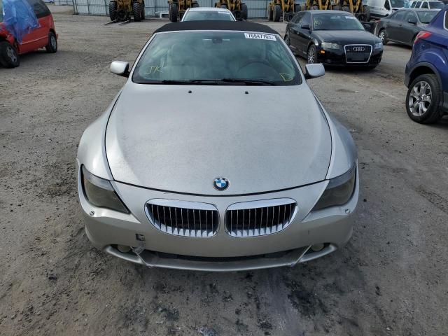WBAEK73445B327372 - 2005 BMW 645 CI AUTOMATIC Qızıl foto 5