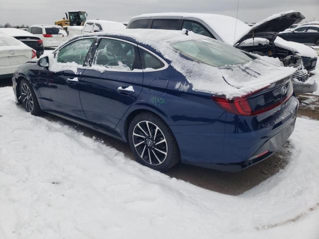 5NPEJ4J28LH039940 - 2020 HYUNDAI SONATA SEL PLUS BLUE photo 2