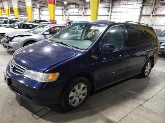 5FNRL18634B058737 - 2004 HONDA ODYSSEY EX BLUE photo 1