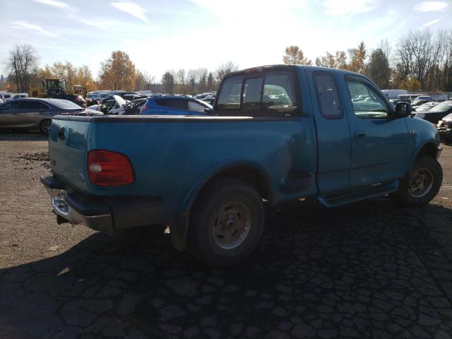 2FTDX08W7VCA82363 - 1997 FORD F150 BLUE photo 3