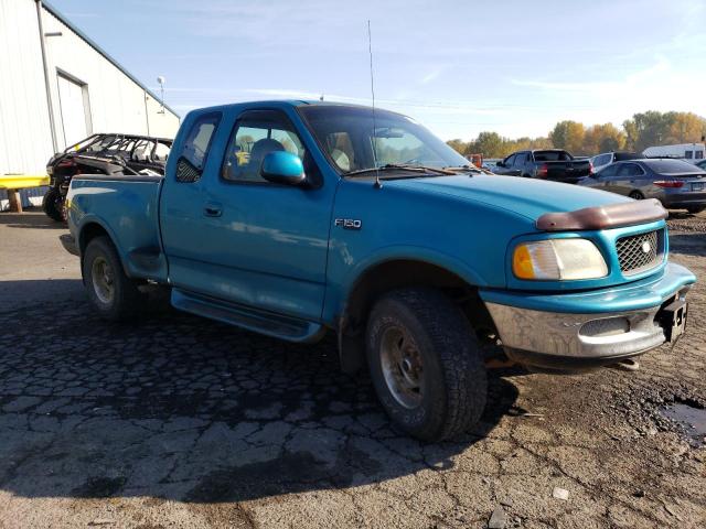 2FTDX08W7VCA82363 - 1997 FORD F150 BLUE photo 4