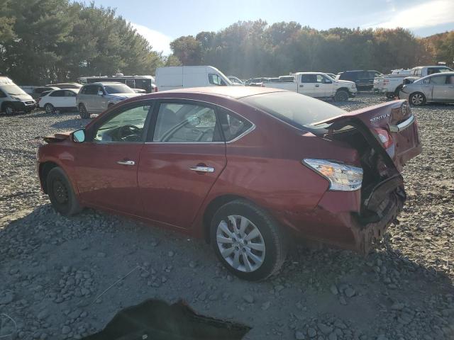 3N1AB7AP5EY254547 - 2014 NISSAN SENTRA S RED photo 2