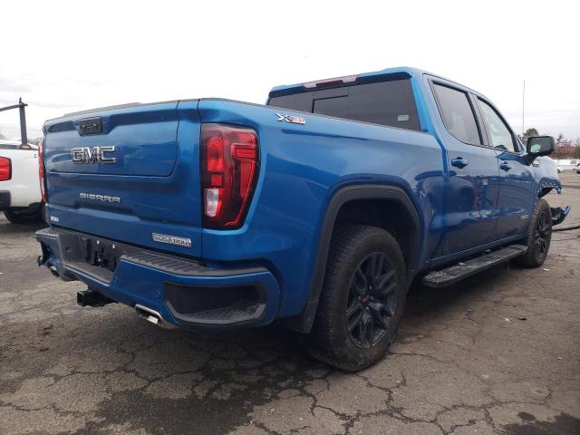 3GTUUCET5NG559296 - 2022 GMC SIERRA K1500 ELEVATION BLUE photo 3