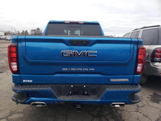 3GTUUCET5NG559296 - 2022 GMC SIERRA K1500 ELEVATION BLUE photo 6