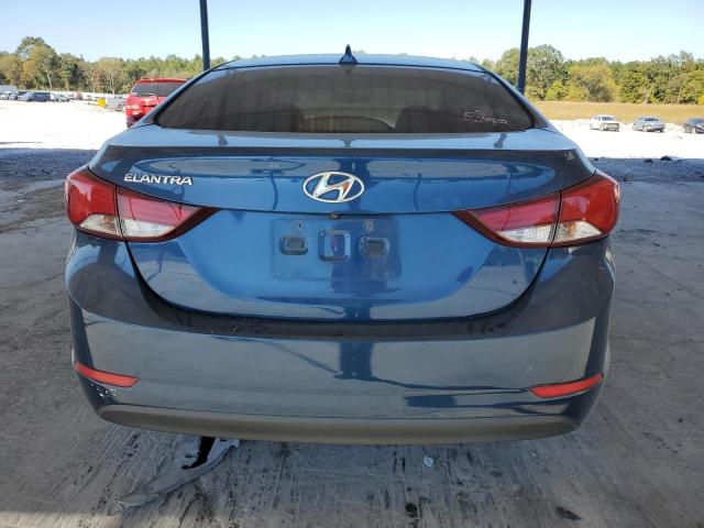 KMHDH4AE3FU378113 - 2015 HYUNDAI ELANTRA SE BLUE photo 6