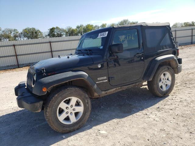 1C4AJWAGXJL926406 - 2018 JEEP WRANGLER SPORT GRAY photo 1