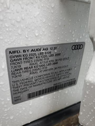 WA1EECF31P1076268 - 2023 AUDI Q3 PREMIUM PLUS S LINE 45 WHITE photo 13