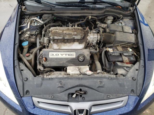 1HGCM665X4A083221 - 2004 HONDA ACCORD EX BLUE photo 11