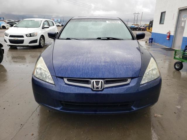 1HGCM665X4A083221 - 2004 HONDA ACCORD EX BLUE photo 5