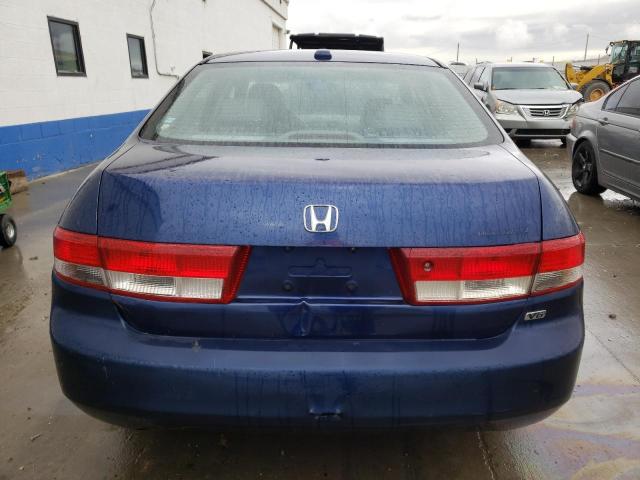 1HGCM665X4A083221 - 2004 HONDA ACCORD EX BLUE photo 6