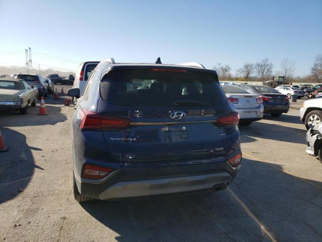 5NMS5CAD4LH283231 - 2020 HYUNDAI SANTA FE LIMITED BLUE photo 6