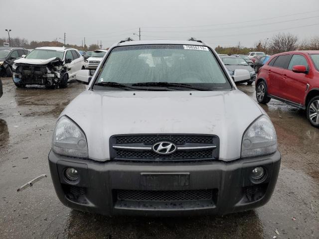 KM8JN72D95U097516 - 2005 HYUNDAI TUCSON GLS SILVER photo 5