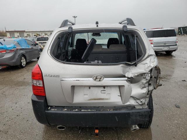 KM8JN72D95U097516 - 2005 HYUNDAI TUCSON GLS SILVER photo 6