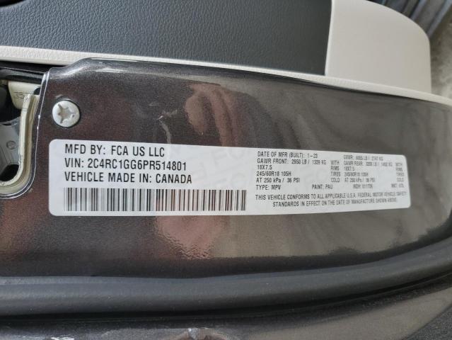 2C4RC1GG6PR514801 - 2023 CHRYSLER PACIFICA LIMITED GRAY photo 13