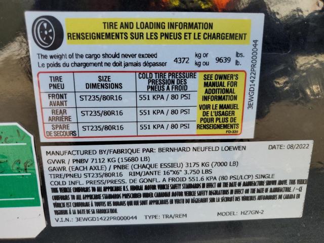 3EWGD1422PR000044 - 2023 UTILITY TRAILER İki rəngli foto 10