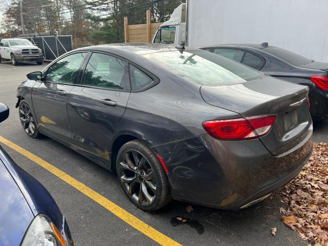 1C3CCCBG5FN678114 - 2015 CHRYSLER 200 S GRAY photo 3