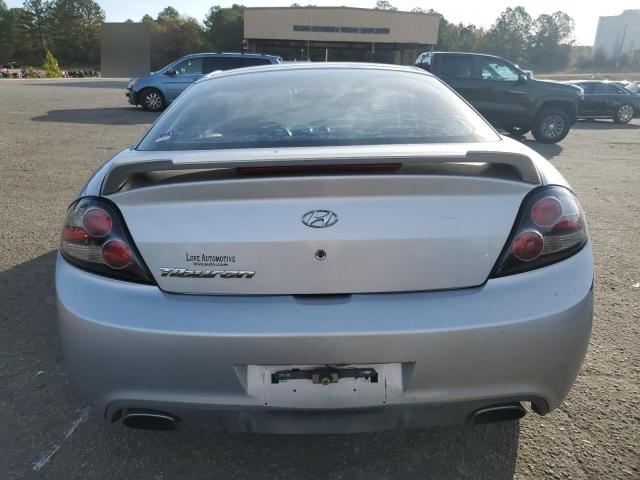 KMHHM66D98U265035 - 2008 HYUNDAI TIBURON GS SILVER photo 6