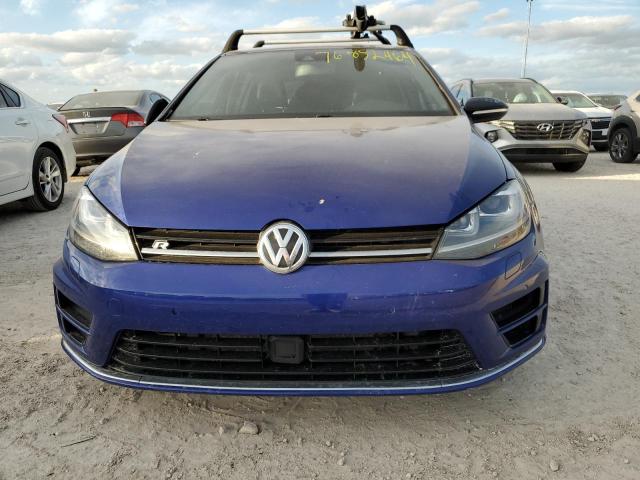 WVWLF7AU0GW236337 - 2016 VOLKSWAGEN GOLF R BLUE photo 5