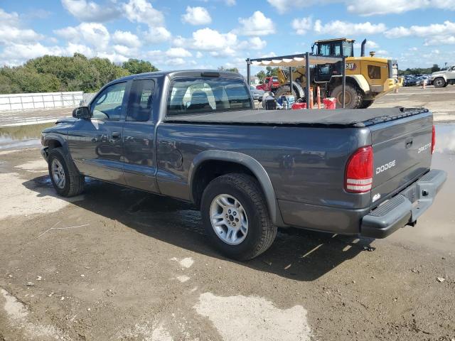 1D7GL32K34S541887 - 2004 DODGE DAKOTA SPORT GRAY photo 2