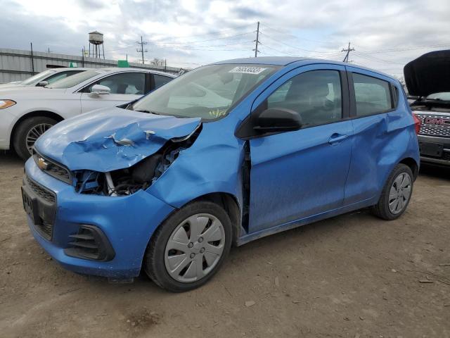 KL8CB6SA2JC477523 - 2018 CHEVROLET SPARK LS BLUE photo 1