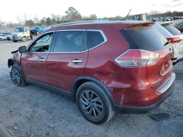 KNMAT2MT1GP701238 - 2016 NISSAN ROGUE S BURGUNDY photo 2