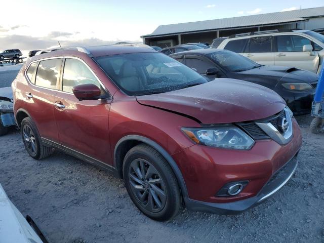 KNMAT2MT1GP701238 - 2016 NISSAN ROGUE S BURGUNDY photo 4