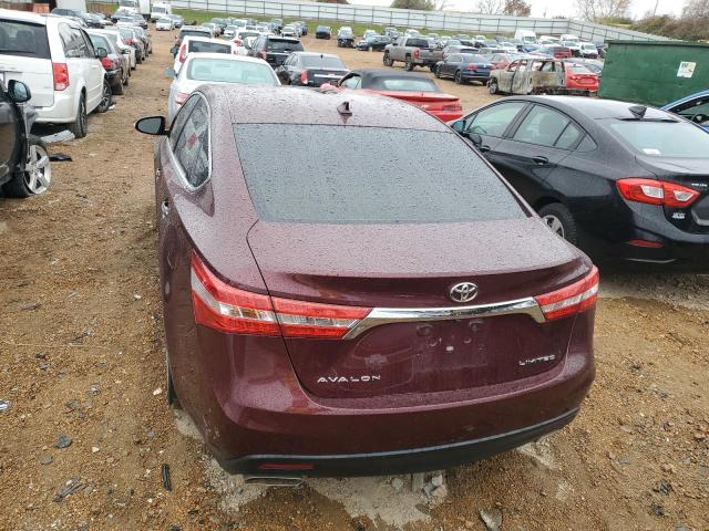 4T1BK1EB8FU185690 - 2015 TOYOTA AVALON XLE BURGUNDY photo 6