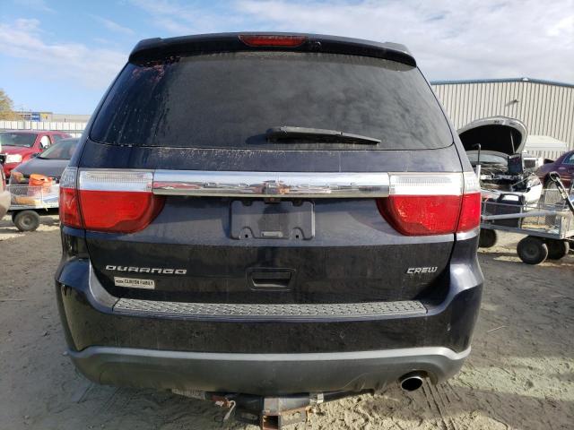 1D4RD4GG4BC653151 - 2011 DODGE DURANGO CREW BLACK photo 6