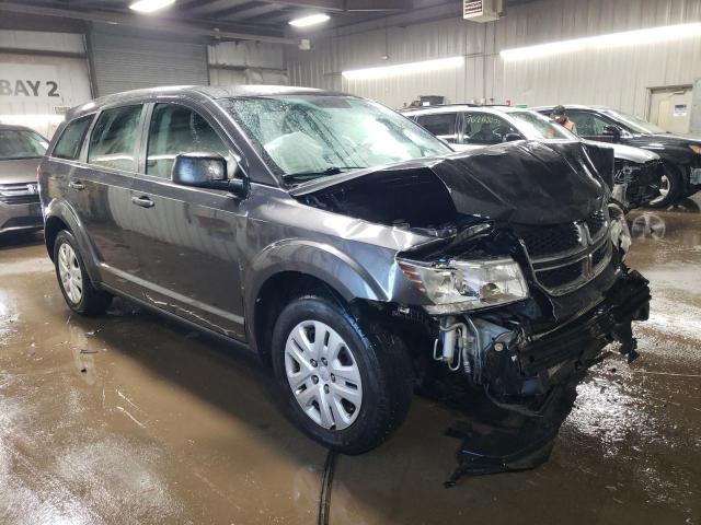 3C4PDCAB3ET160257 - 2014 DODGE JOURNEY SE GRAY photo 4