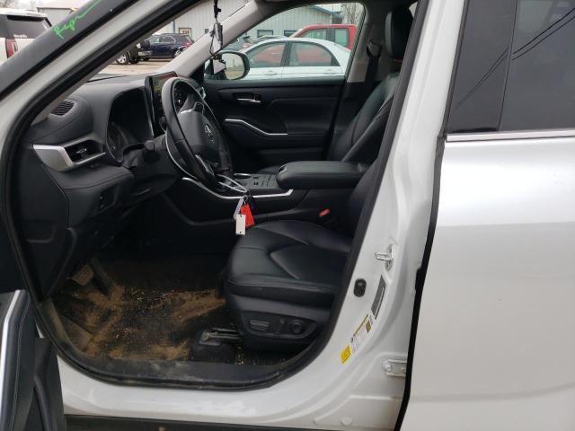 5TDHZRBH4NS172777 - 2022 TOYOTA HIGHLANDER XLE WHITE photo 7