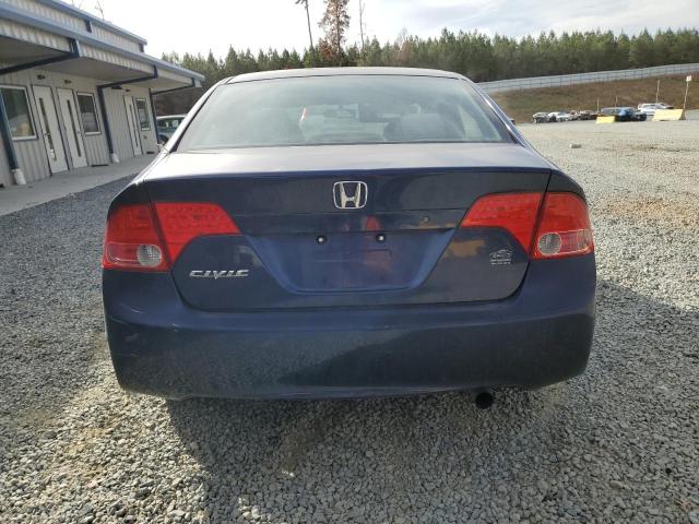 1HGFA16517L098420 - 2007 HONDA CIVIC LX BLUE photo 6