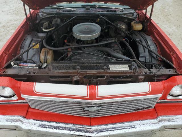 1D37H3B599566 - 1973 CHEVROLET CHEVELLE RED photo 11