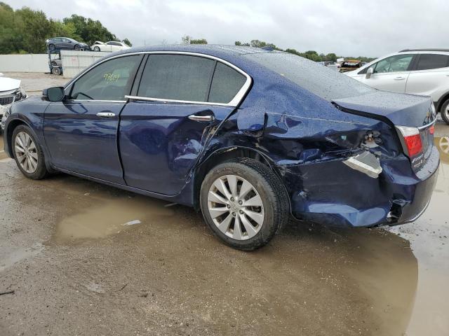 1HGCR2F80DA183283 - 2013 HONDA ACCORD EXL BLUE photo 3