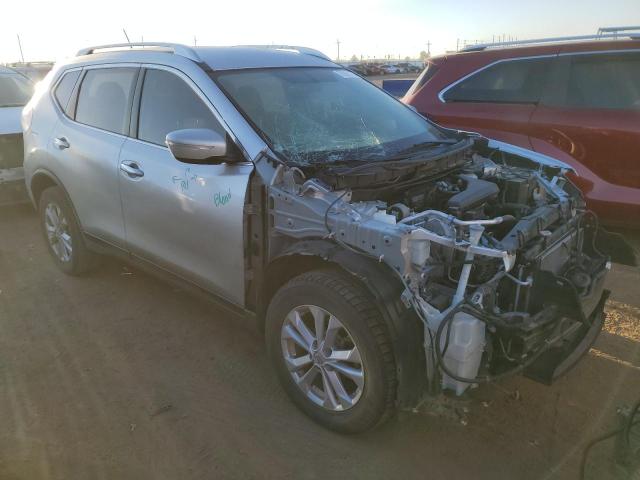 KNMAT2MV4FP506153 - 2015 NISSAN ROGUE S SILVER photo 4