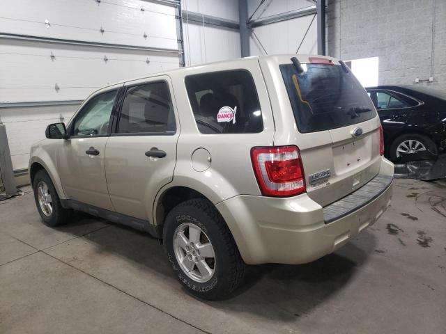 1FMCU9C72AKD48589 - 2010 FORD ESCAPE XLS TAN photo 2