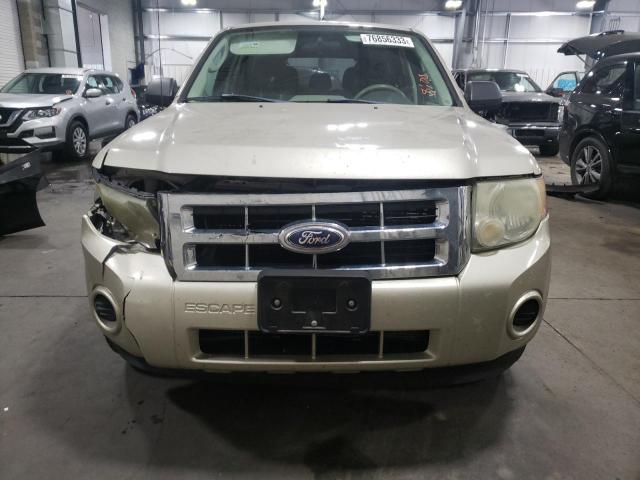 1FMCU9C72AKD48589 - 2010 FORD ESCAPE XLS TAN photo 5