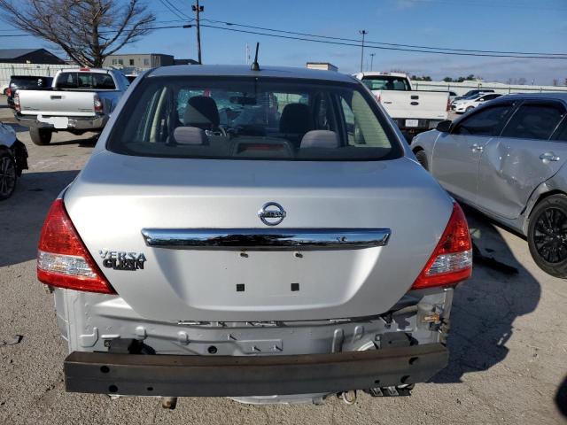 3N1BC11E19L418005 - 2009 NISSAN VERSA S SILVER photo 6