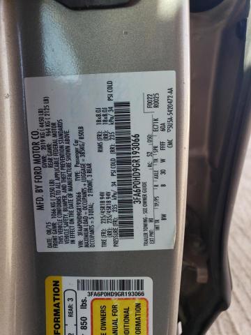 3FA6P0HD9GR193066 - 2016 FORD FUSION SE SILVER photo 12