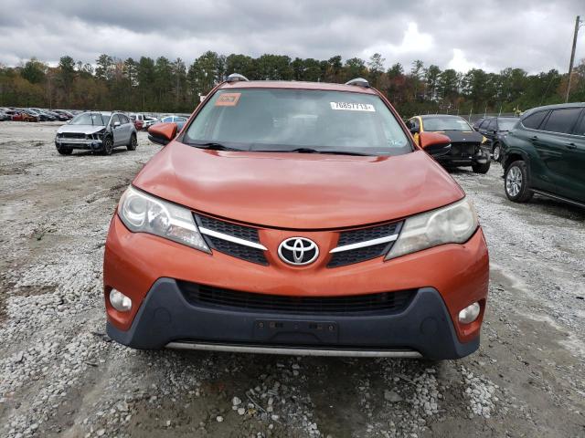 JTMRFREV0FD119988 - 2015 TOYOTA RAV4 XLE ORANGE photo 5