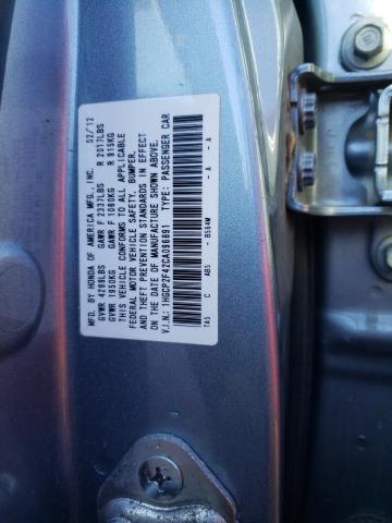 1HGCP2F42CA096891 - 2012 HONDA ACCORD LXP BLUE photo 12