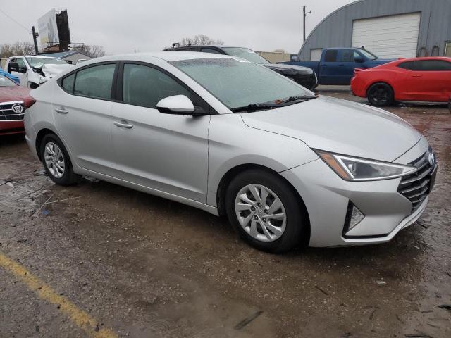 5NPD74LF3KH439199 - 2019 HYUNDAI ELANTRA SE SILVER photo 4