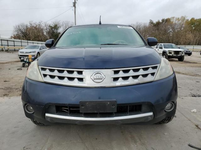 JN8AZ08T86W412704 - 2006 NISSAN MURANO SL BLUE photo 5