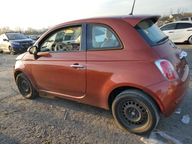 3C3CFFAR6DT742833 - 2013 FIAT 500 POP ORANGE photo 2