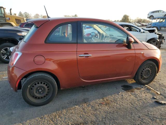 3C3CFFAR6DT742833 - 2013 FIAT 500 POP ORANGE photo 3